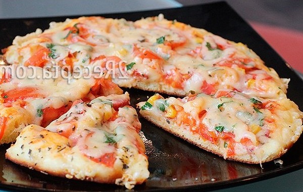 Пицца на сковороде, пошаговый рецепт с фото